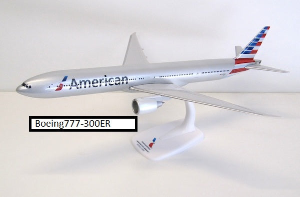 PPC 222185 1:200 Boeing 777-300ER American Airlines N736AT Plastic Push-Fit
