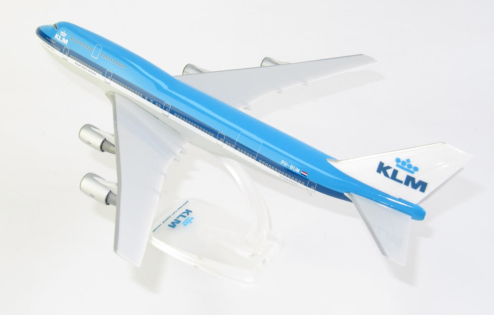 PPC 222963 1:250 Boeing 747-200SUD KLM PH-BUM Plastic Push-Fit with stand