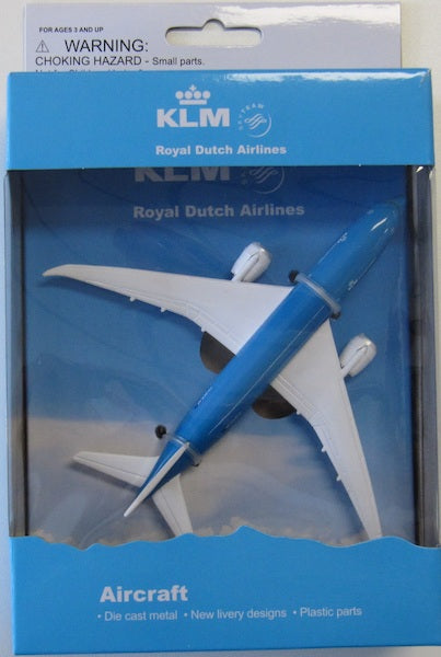 PPC 223168 Diecast Single Plane: KLM Boeing 787 Dreamliner Airport Playset