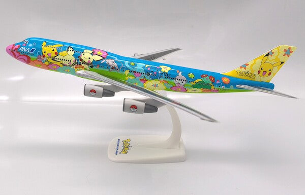 PPC 223700 1:250 Boeing 747-400D ANA All Nippon "Pokemon Jet"  Plastic Push-Fit