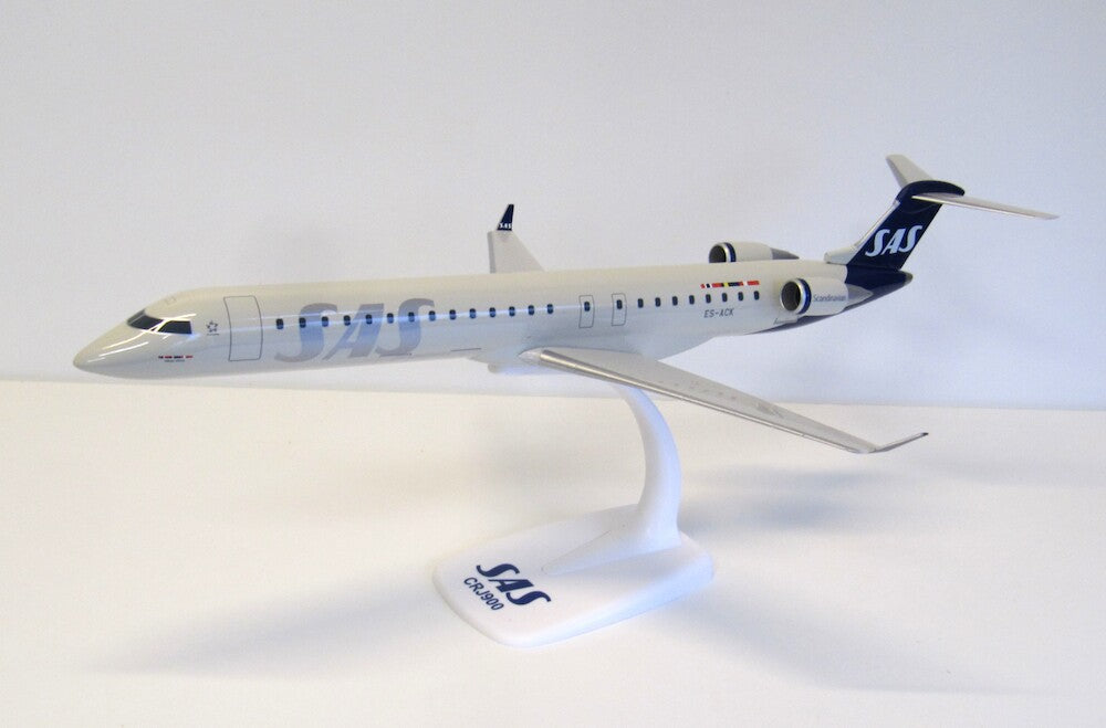 PPC 223724 1:100 Canadair CRJ900LR SAS Scandinavian Airlines ES-ACK Plastic Push-Fit