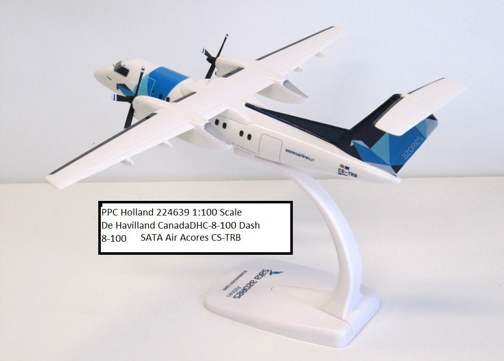 PPC 224639 1:100 Dash 8-100 SATA Air Acores CS-TRB Plastic Push-Fit