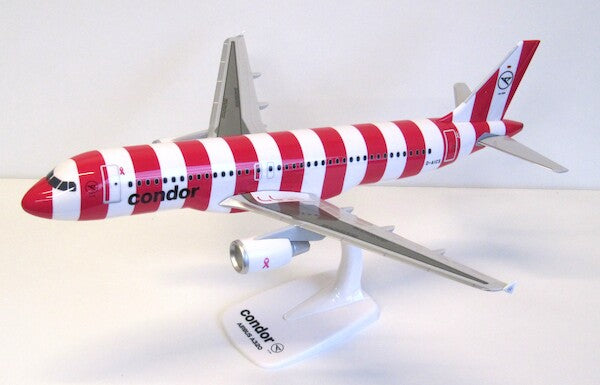 PPC 224684 1:100 Airbus A320 Condor "Breast Cancer Awareness" D-AICS Plastic Push-Fit