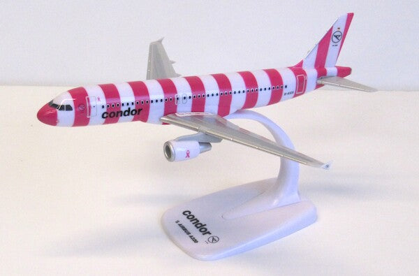 PPC 224691 1:200 Airbus A320 Condor "Breast Cancer Awareness" D-AICS Plastic Push-Fit