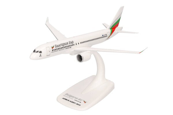 Herpa Wings 613811-001 1:200 Airbus A220-300 Bulgaria Air LZ-FRA Snap-Fit