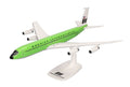Herpa Wings 614009 1:144 Boeing 707-300 Braniff solid lime Snap-Fit with stand