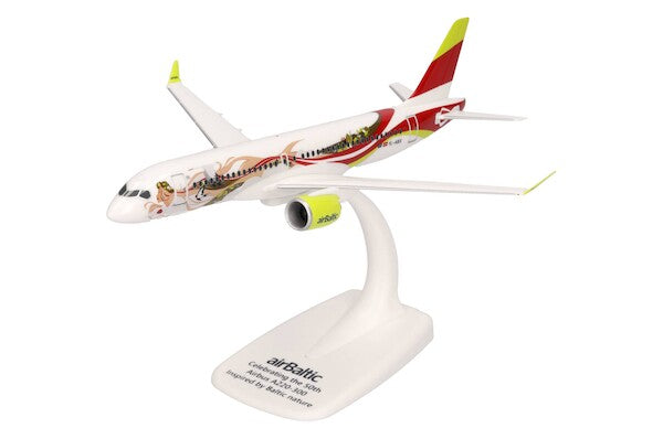 Herpa Wings 614559 1:200 Airbus A220-300 airBaltic "50th A220" YL-ABX Snap-Fit