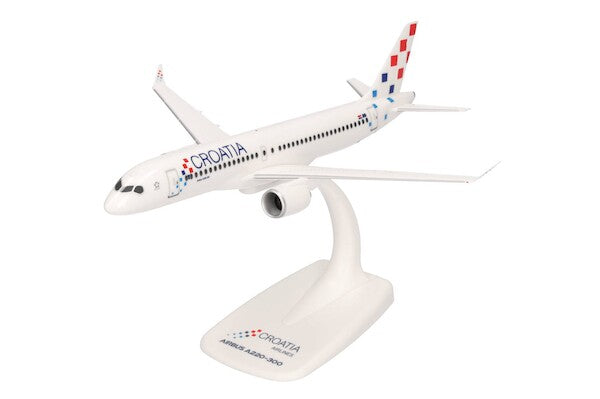 Herpa Wings 614566 1:200 Airbus A220-300 Croatia Airlines "Zagreb" Snap-Fit