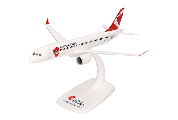 Herpa Wings 614733 1:200 Airbus A220-300 CSA Czech Airlines OK-FYD Snap-Fit