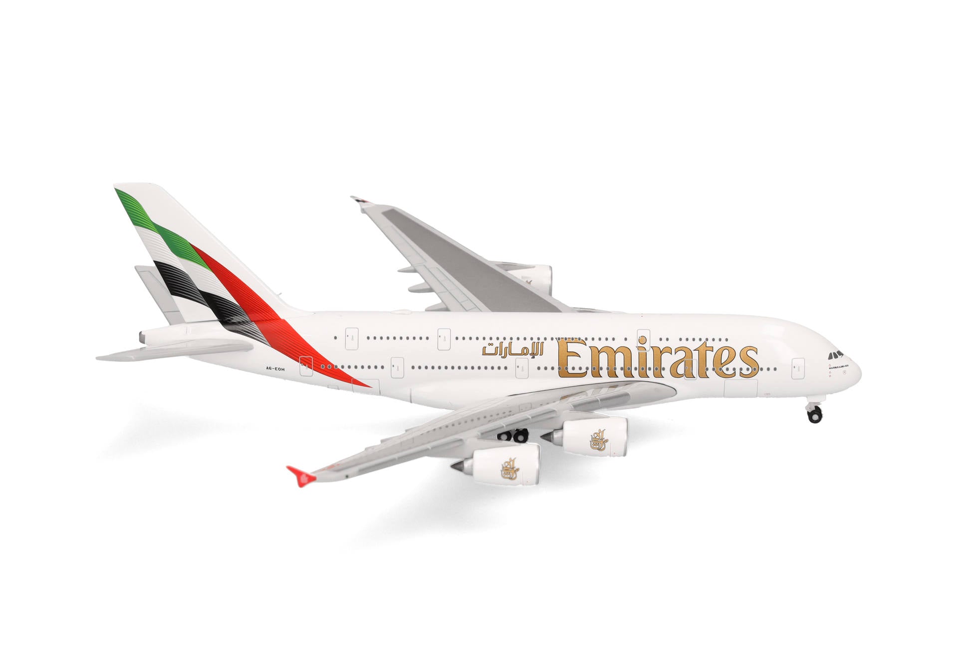 Herpa Wings 537193-001 1:500 Airbus A380-800 Emirates A6-EOH