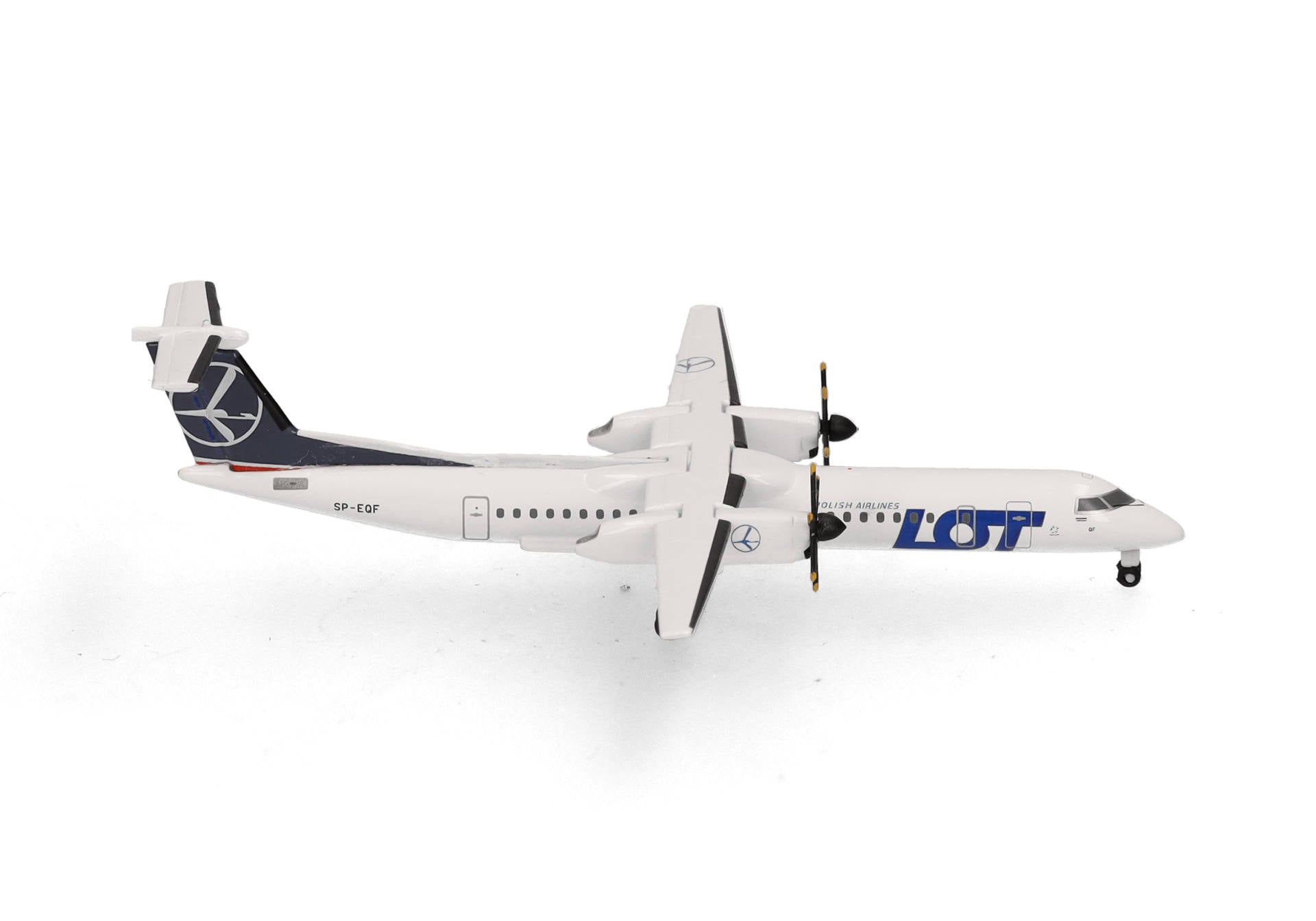 Herpa Wings 538077 1:500 DHC8-Q400 LOT Polish Airlines SP-EQF