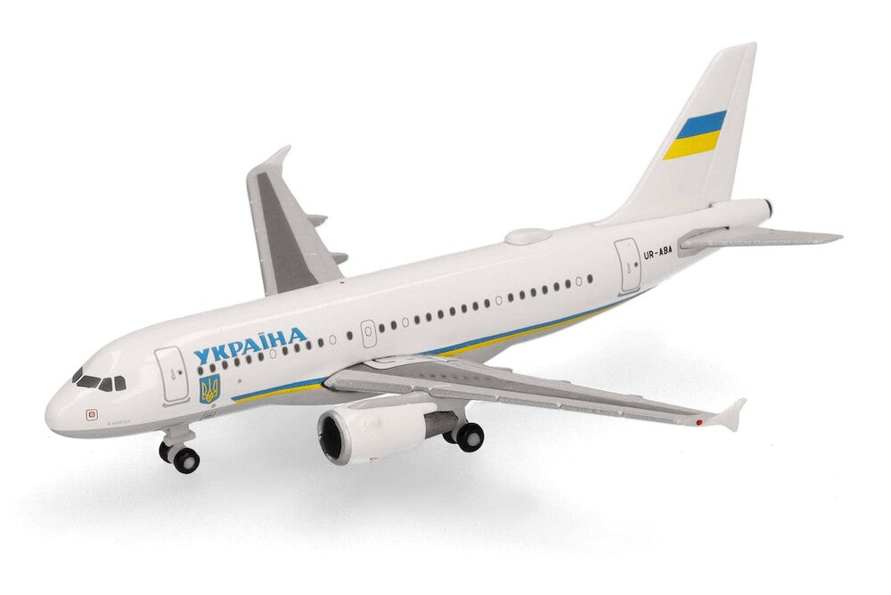 Herpa Wings 538725 1:500 Airbus A319 ACJ Ukraine Government UR-ABA
