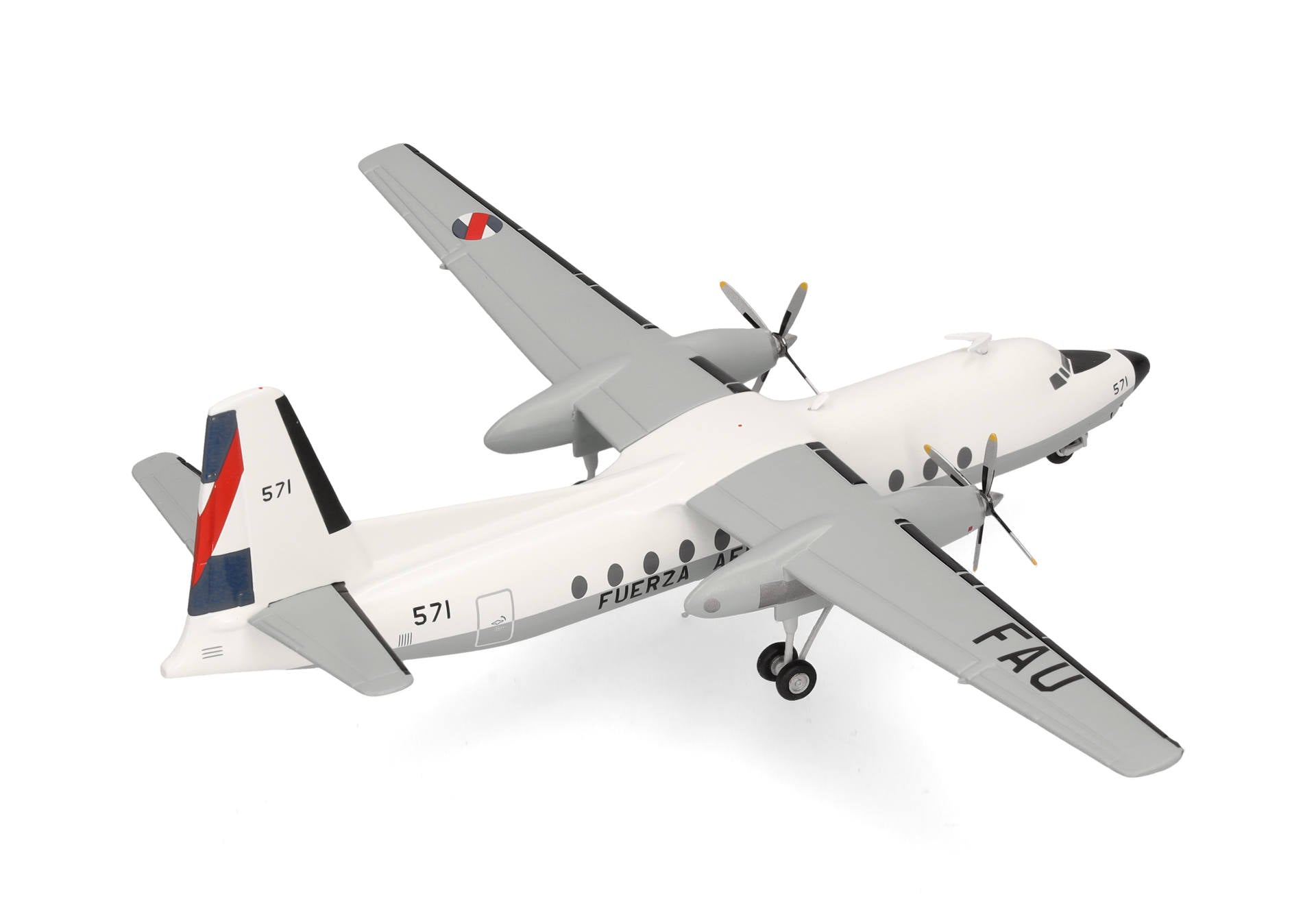Herpa Wings 573368 1:200 Fairchild FH227 Uruguayan Air Force 571
