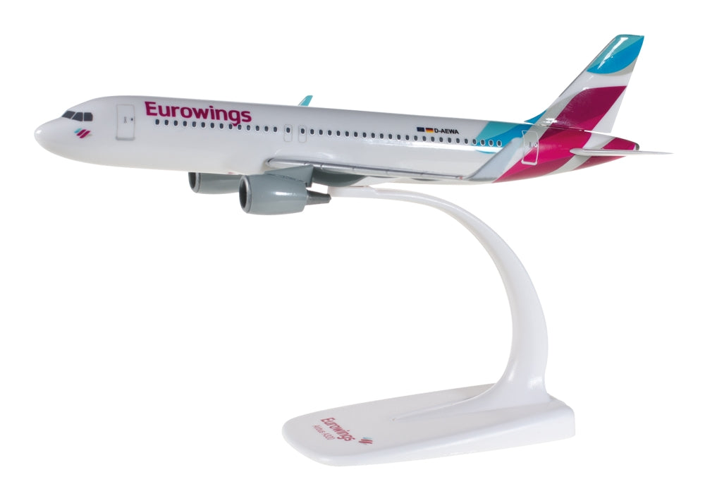 PPC 220228 1:200 Airbus A320 Eurowings D-AEWA Plastic Push-Fit
