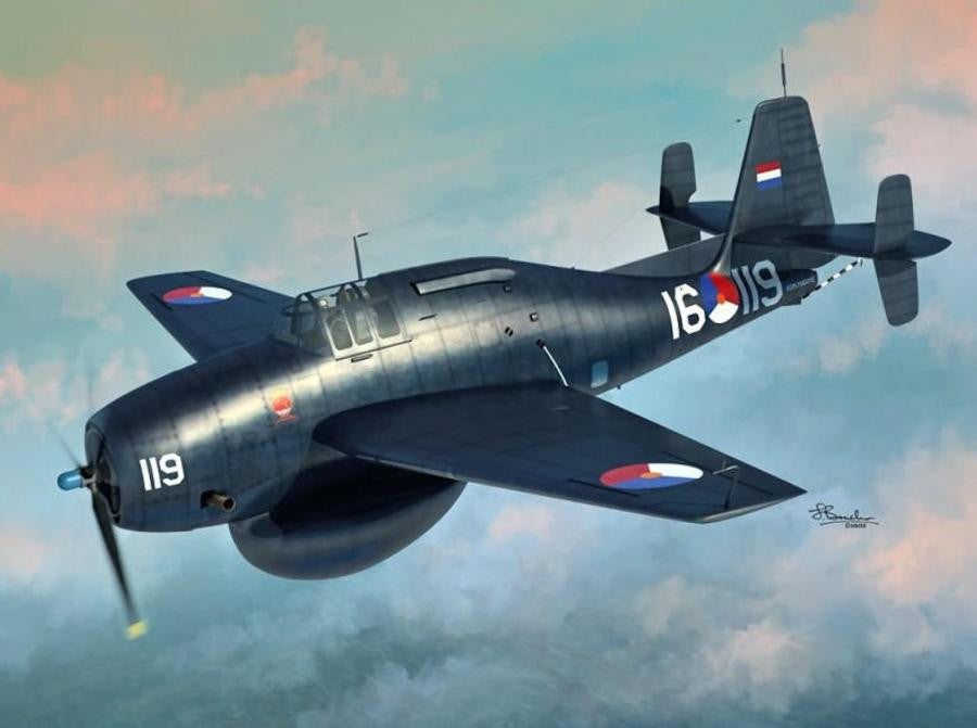 Sword 1/72 Model Kit 72135 Grumman TBM3W "Guppy" (Koninklijke Marine MLD)
