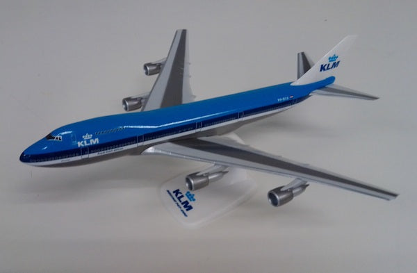 PPC 222222 1:250 Boeing 747-200 KLM PH-BUA Plastic Push-Fit with stand