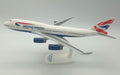 PPC 223182 1:250 Boeing 747-400 British Airways Plastic Push-Fit with stand