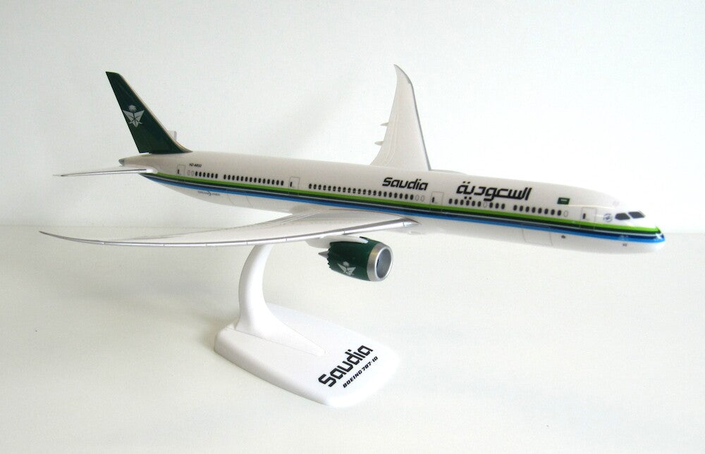 PPC 223502 1:200 Boeing 787-10 Dreamliner Saudi HZ-A Plastic Push-Fit with stand