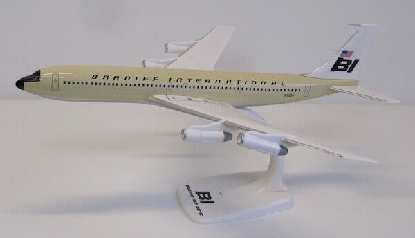 PPC 224028 1:144 Boeing 707-300 Braniff International Beige Plastic Push-Fit