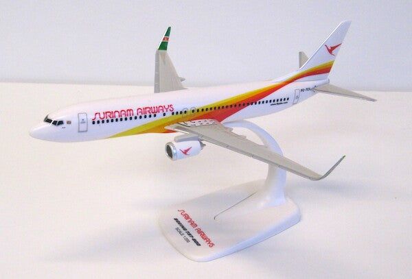 PPC 225100 1:200 Boeing 737-800 Surinam Airways PZ-T Plastic Push-Fit with stand