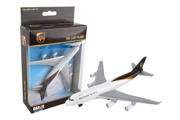 Daron RT4344 Airport Playset Single Plane: Boeing 747 UPS Diecast